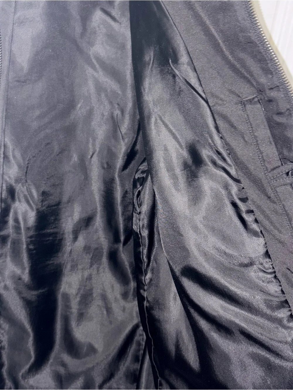Banana Republic Men’s Black Zip-Front Jacket size XL